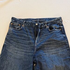 American Eagle Dark Blue Wide Leg Jeans